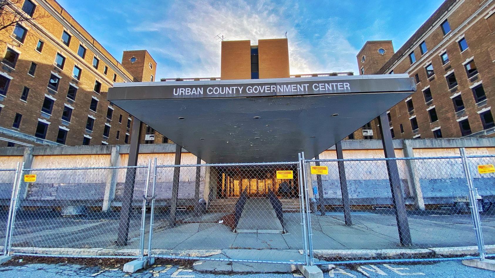 The former Urban Government Center site